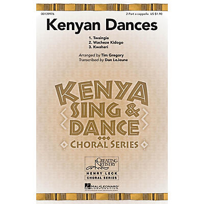 Hal Leonard Kenyan Dances 2PT/SOLO AC arranged by Tim Gregory