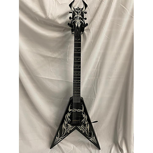 B.C. Rich Kerry King Signature V With Kahler Tremolo Solid Body Electric Guitar Black