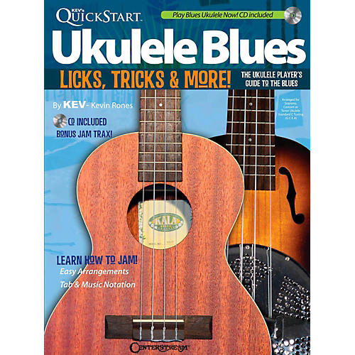 Centerstream Publishing Kev's QuickStart Ukulele Blues Book/CD