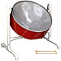 Fancy Pans Key Of G Mini Pan - 12 Notes Red/Silver