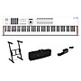 Arturia KeyLab 88 MkII Keyboard Controller Travel Bundle White White