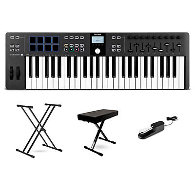 Arturia KeyLab Essential 49 mk3 MIDI Keyboard Controller Essentials Bundle -