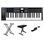 Arturia KeyLab Essential 49 mk3 MIDI Keyboard Controller Essentials Bundle - Black