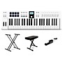 Arturia KeyLab Essential 49 mk3 MIDI Keyboard Controller Essentials Bundle - White