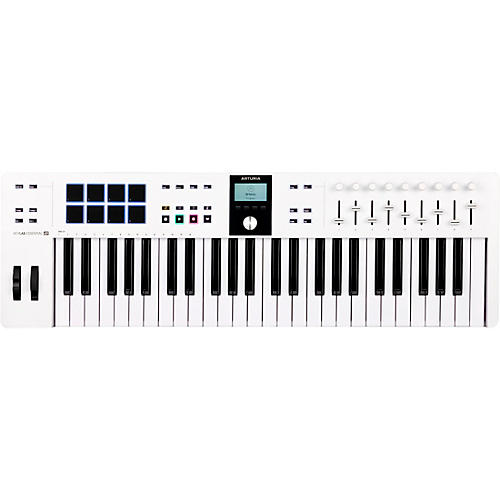 Arturia KeyLab Essential 49 mk3 MIDI Keyboard Controller White