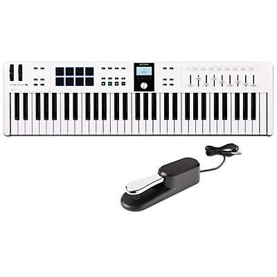 Arturia KeyLab Essential 61 mk3 Keyboard Controller With Universal Sustain Pedal
