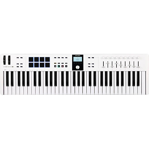 Arturia KeyLab Essential 61 mk3 MIDI Keyboard Controller Condition 1 - Mint White