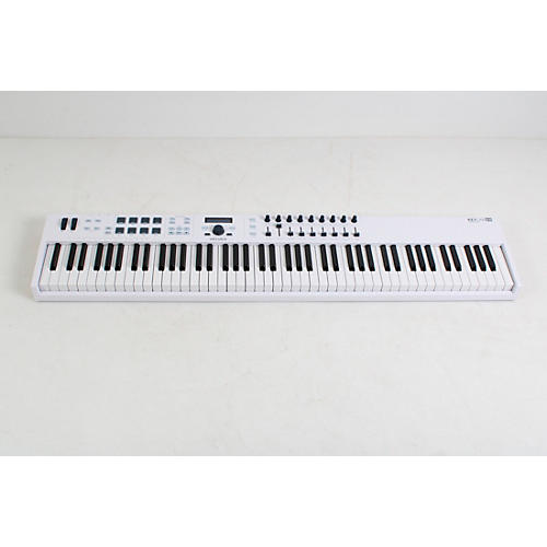 Arturia KeyLab Essential 88 MIDI Keyboard Controller White Condition 3 - Scratch and Dent  194744462801