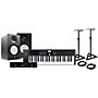Arturia KeyLab Essential MK3 MIDI Keyboard Controller with Minifuse 2 USB Audio Interface and Yamaha HS5 5-inch Studio Monitor Pair (Cables & Stands Included) Black 49 Key Package