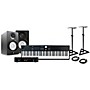Arturia KeyLab Essential MK3 MIDI Keyboard Controller with Minifuse 2 USB Audio Interface and Yamaha HS5 5-inch Studio Monitor Pair (Cables & Stands Included) Black 88 Key Package