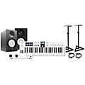 Arturia KeyLab Essential MK3 MIDI Keyboard Controller with Minifuse 2 USB Audio Interface and Yamaha HS5 5-inch Studio Monitor Pair (Cables & Stands Included) Black 49 Key PackageWhite 49 Key Package