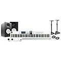 Arturia KeyLab Essential MK3 MIDI Keyboard Controller with Minifuse 2 USB Audio Interface and Yamaha HS5 5-inch Studio Monitor Pair (Cables & Stands Included) Black 49 Key PackageWhite 88 Key Package