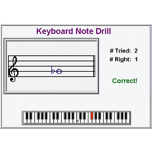 Keyboard Note Drill Hybrid CD