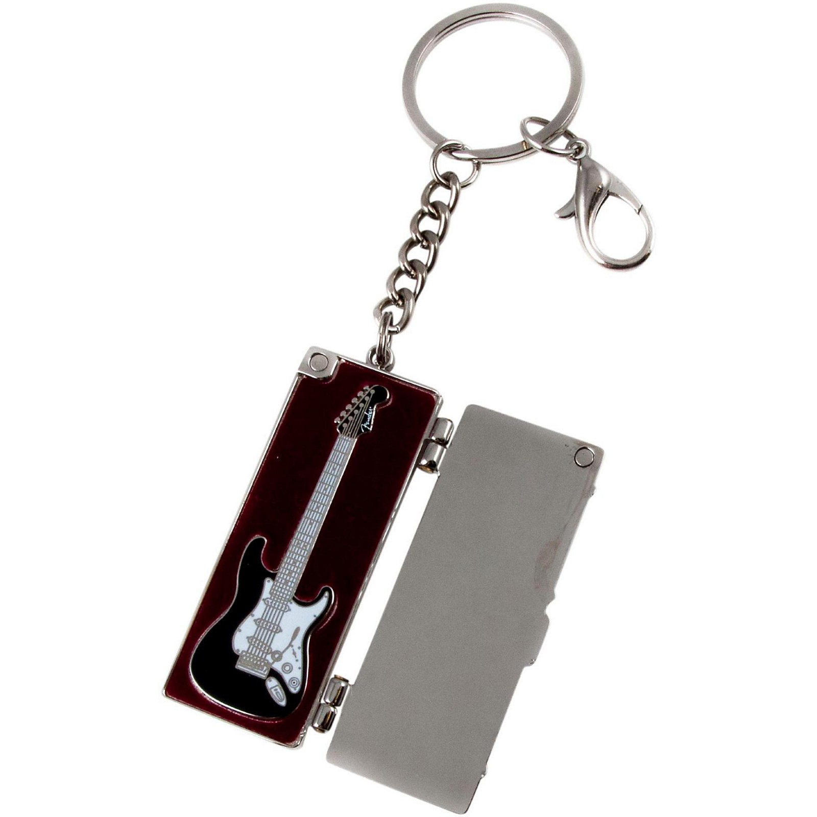 Fender Keychain with Opening Guitar Case Musician's Friend