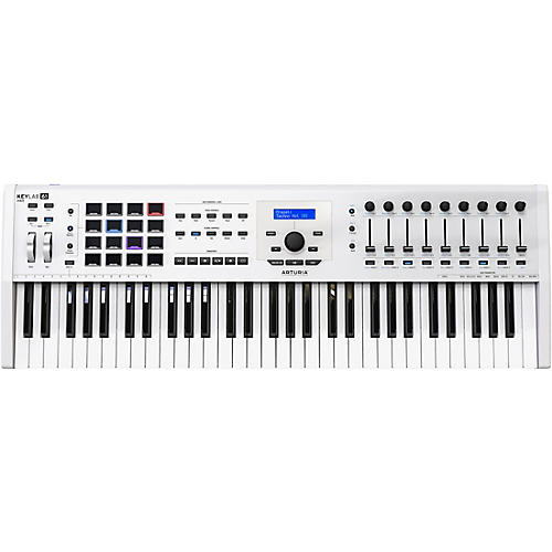 Arturia KeyLab 61 MKII Keyboard Controller White Condition 1 - Mint