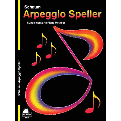 SCHAUM Keynote Arpeggio Speller Educational Piano Series Softcover