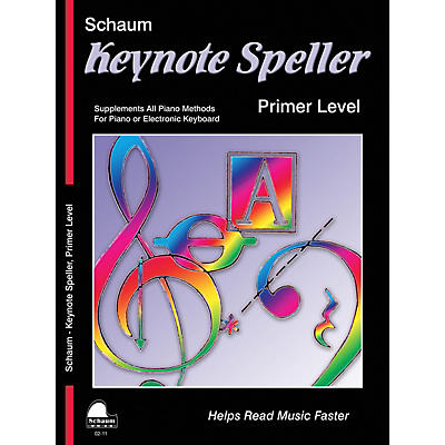 SCHAUM Keynote Speller Primer Level Educational Piano Book by John W. Schaum