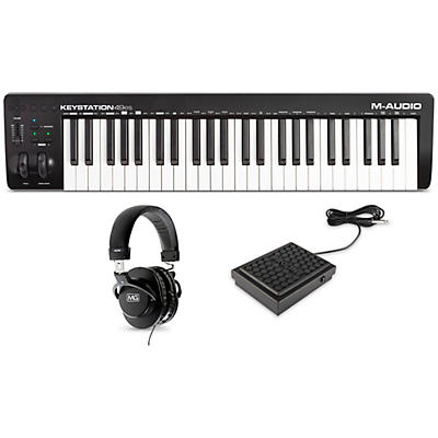 M-Audio Keystation 49es MK3 Controller With Sustain Pedal and Headphones