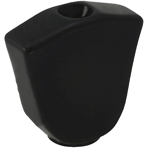 Grover Keystone Button Black Chrome