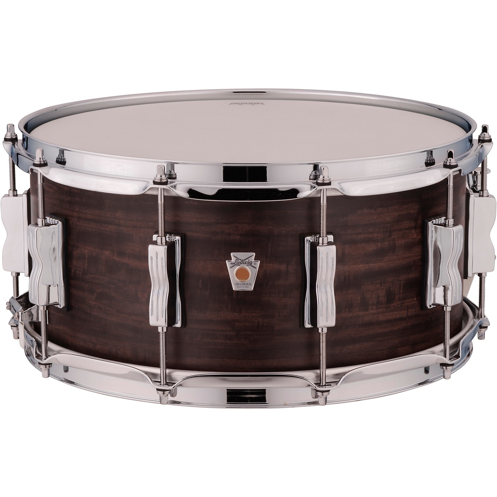 Ludwig Keystone X Snare Drum 14 x 6.5 in. Night Oak Musician's Friend