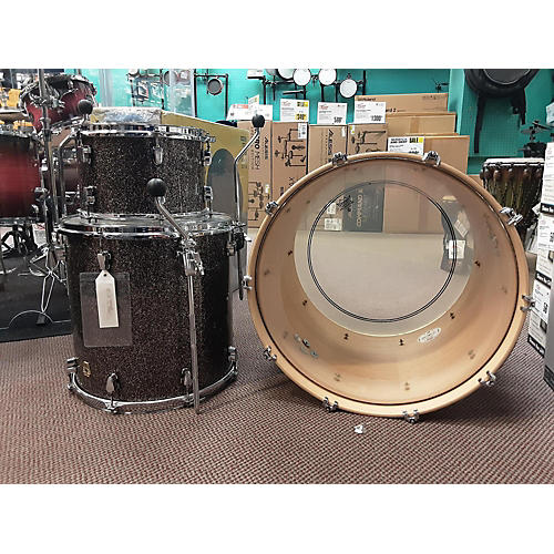 Ludwig Keystone black and red speckle