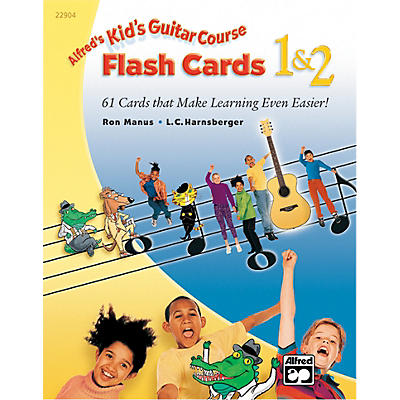 Alfred Kid's Guitar Course Flash Cards 1 & 2