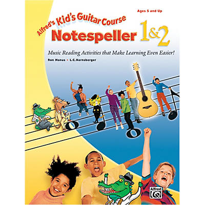 Alfred Kid's Guitar Course Notespeller 1 & 2 Book