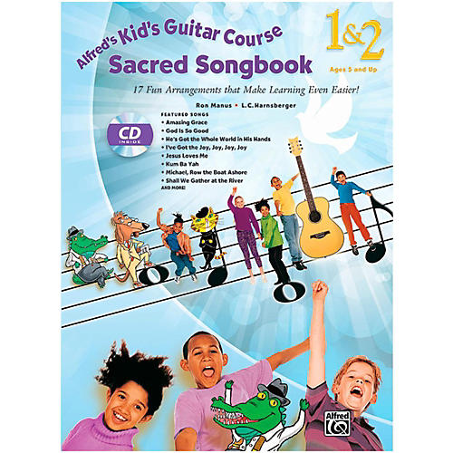 Alfred Kid's Guitar Course Sacred Songbook 1 & 2 (Book/ CD)