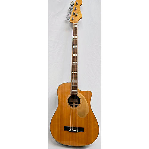 Fender Kingman Acoustic Electric Bass Acoustic Bass Guitar Natural