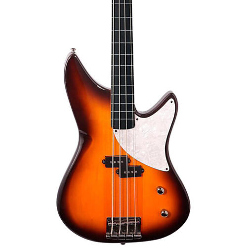 Kingston CRB 4-String Fretless Electric Bass Guitar