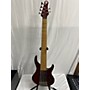 Used MTD Kingston Z6 Electric Bass Guitar Trans Red