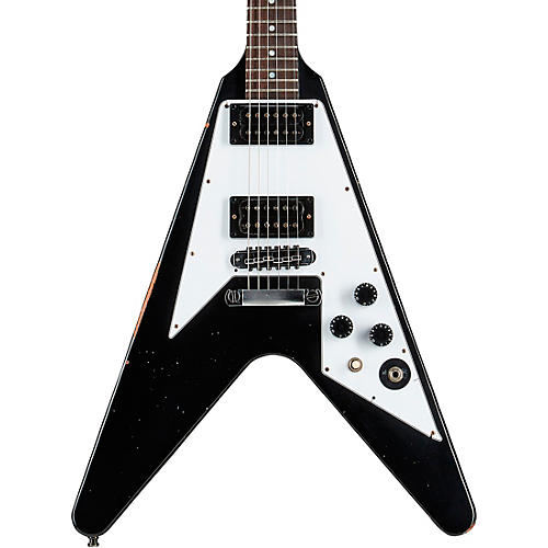 Gibson Custom Kirk Hammett 1979 Flying V Electric Guitar Ebony