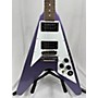 Used Epiphone Kirk Hammett 1979 Flying V Solid Body Electric Guitar Purple