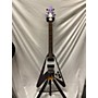 Used Epiphone Kirk Hammett 1979 Flying V Solid Body Electric Guitar Purple Metallic