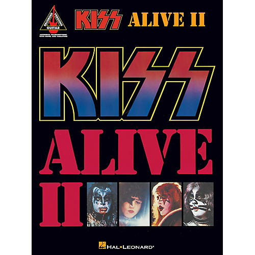 Hal Leonard Kiss - Alive II Guitar Tab Songbook