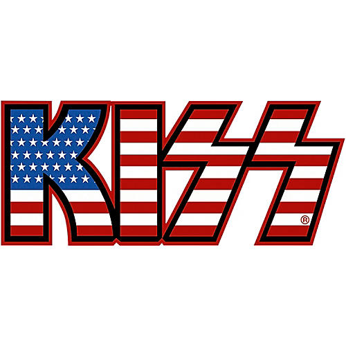 C&D Visionary Kiss American Flag Patch