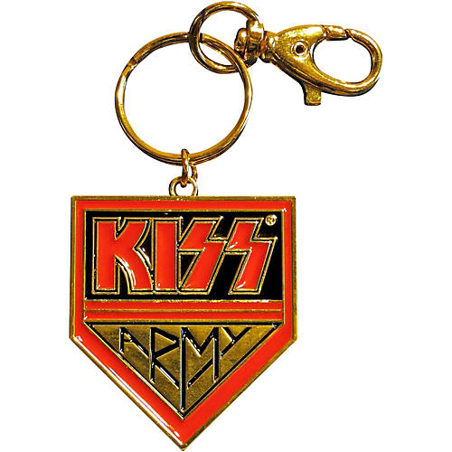 Kiss Army Metal Keychain