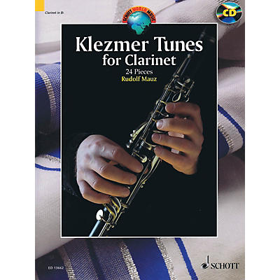 Schott Klezmer Tunes for Clarinet (24 Pieces) Woodwind Series BK/CD