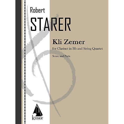 Lauren Keiser Music Publishing Kli Zemer (Concerto for Clarinet) LKM Music Series