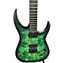 Used Schecter Guitar Research Km6 Solid Body Electric Guitar toxic smoke green
