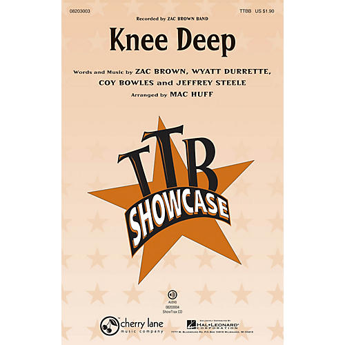 Hal Leonard Knee Deep ShowTrax CD by Zac Brown Band Arranged by Mac Huff