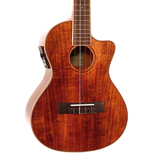 Koa Concert Cutaway Gloss Acoustic-Electric Ukulele