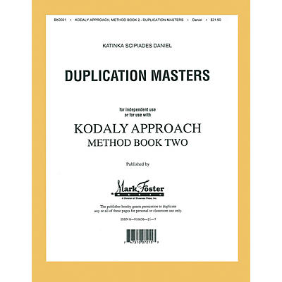 Shawnee Press Kodály Approach (Method Book Two - Transparencies)