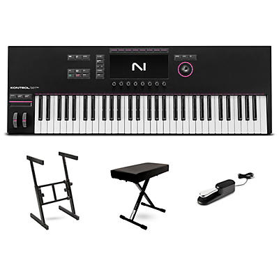 Native Instruments Kontrol S61 MK3 61-Key MIDI Keyboard Controller Essentials Bundle