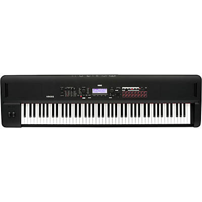 KORG KROSS 2 88-Key Performance Synth/Workstation With Added PCM and Sounds in Matte Black