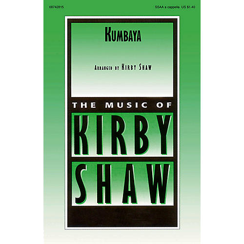 Hal Leonard Kumbaya SSAA A Cappella arranged by Kirby Shaw