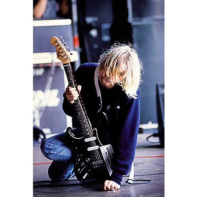 Hal Leonard Kurt Cobain - Electric Guitar - Wall Poster