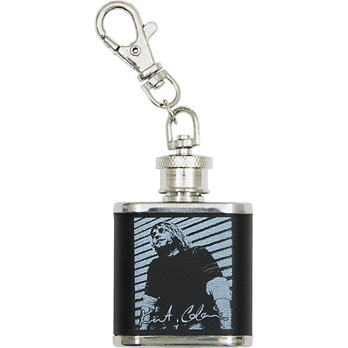 Kurt Cobain Mini Flask Keychain