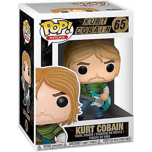 Kurt Cobain in Striped Shirt Pop! Vinyl Figure