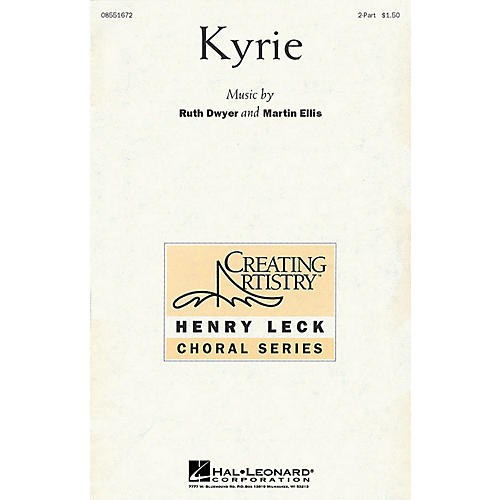 Hal Leonard Kyrie 2-Part composed by Martin Ellis